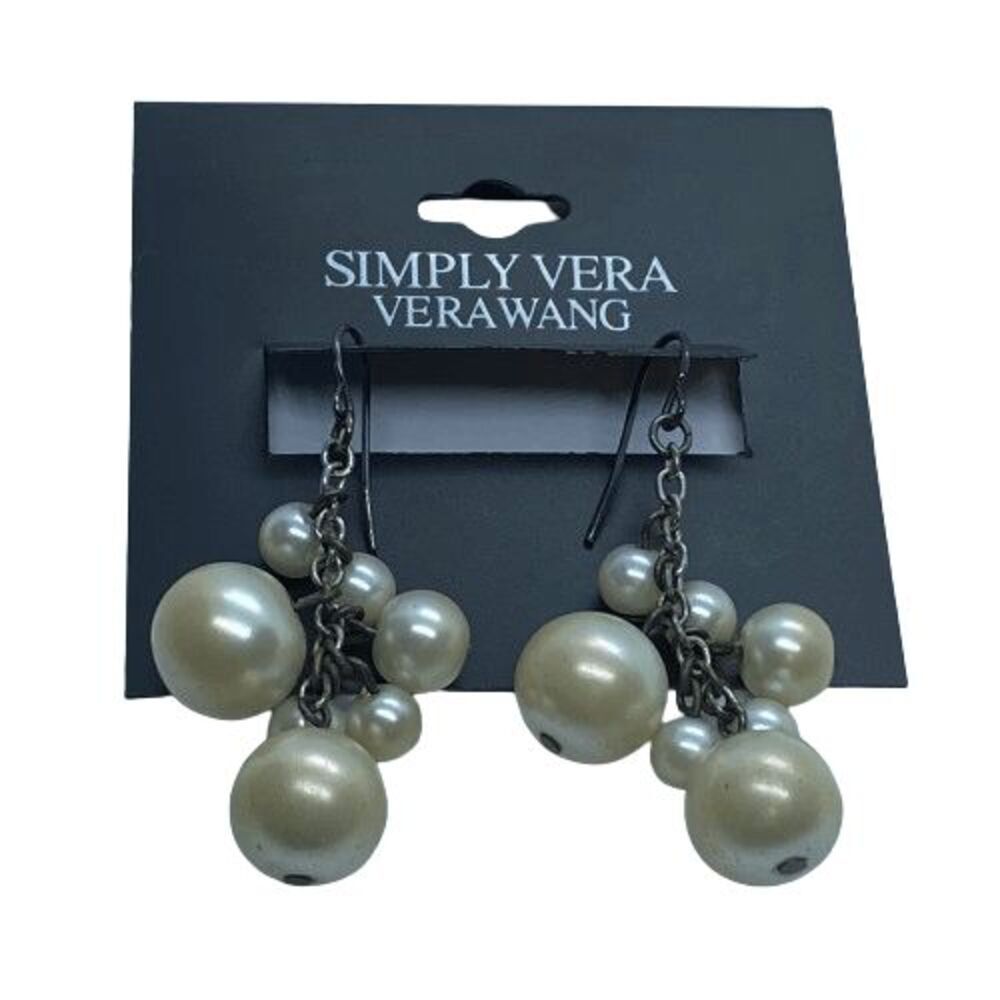 Simply Vera Vera Wang Faux Pearl Dangly Earrings